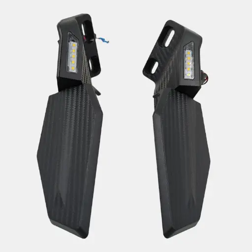 Monster Stealth Mirror with Integrated Indicators