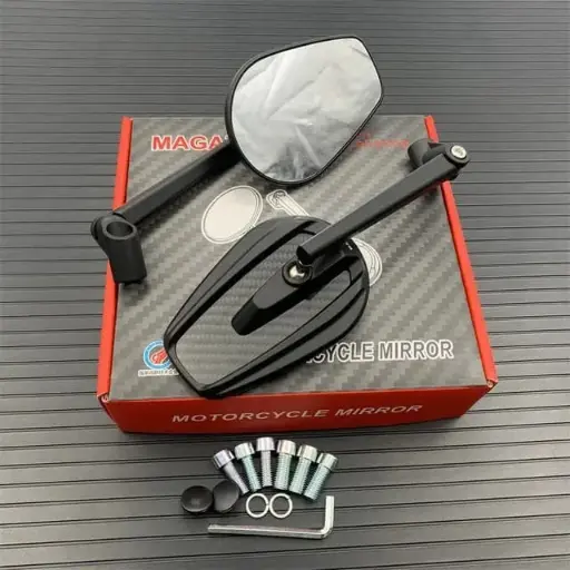 Glossy Carbon Rear View Mirror – (Universal Fitting)